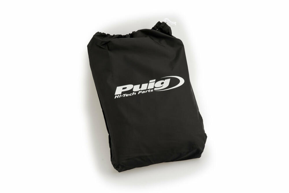 PUIG MOTORRADABDECKPLANE LOGO PUIG XXL C/SCHWARZ - 20726N