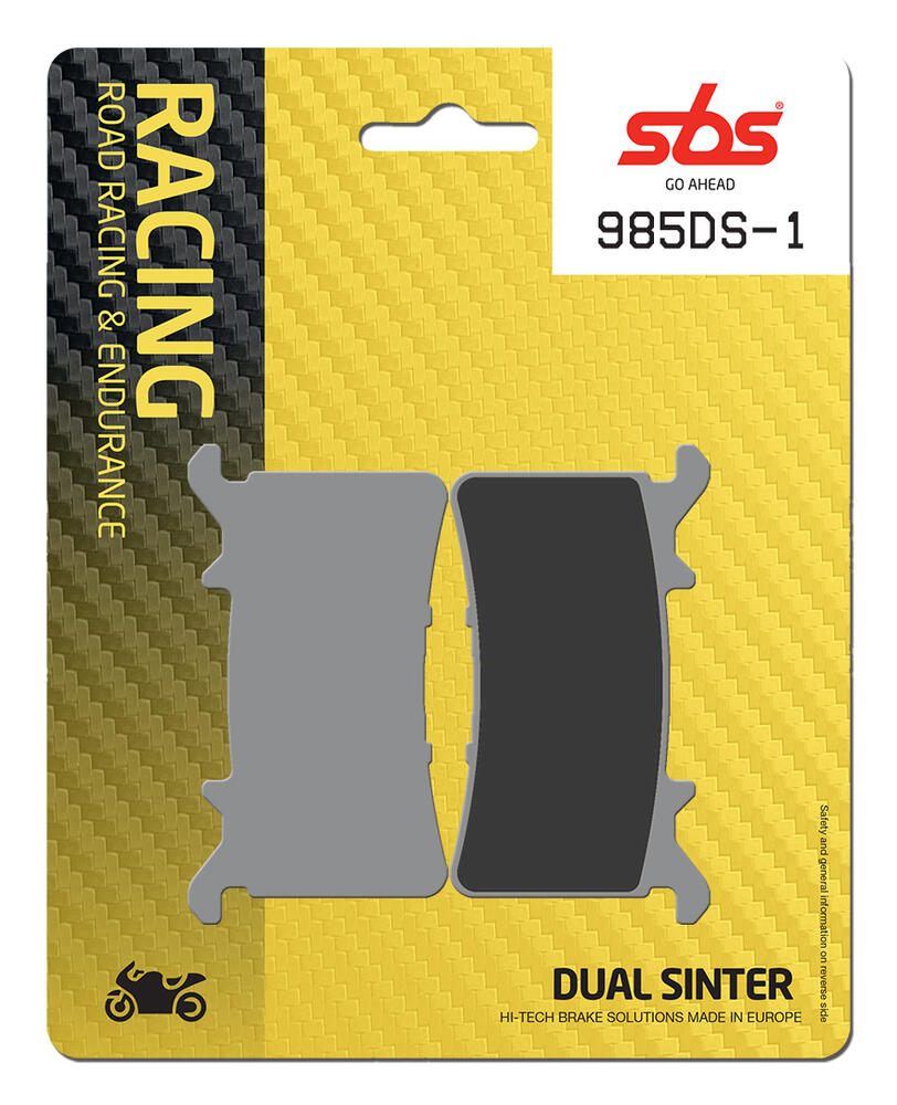 SBS_985_DS_1 SBS Bremsbeläge DS Dual Sintermetall Racing - 985DS-1