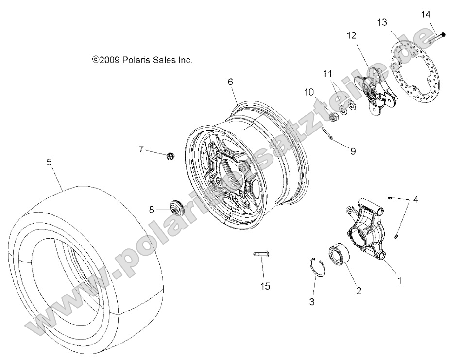 Wheels, Rear and Hub Wheels, Rear and Hub