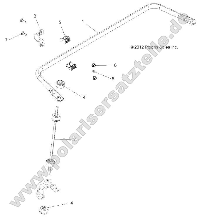 Suspension, Torsion Bar, Rear Suspension, Torsion Bar, Rear