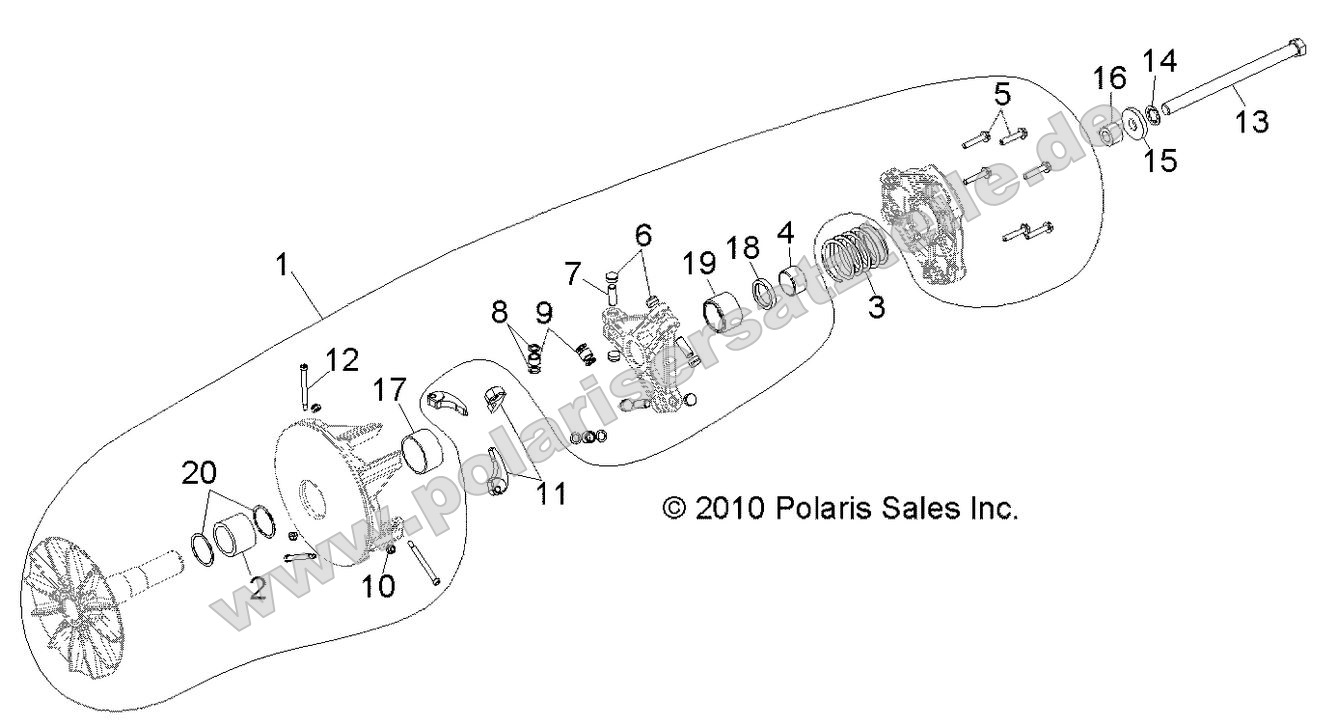 Drive Train, Primary Clutch