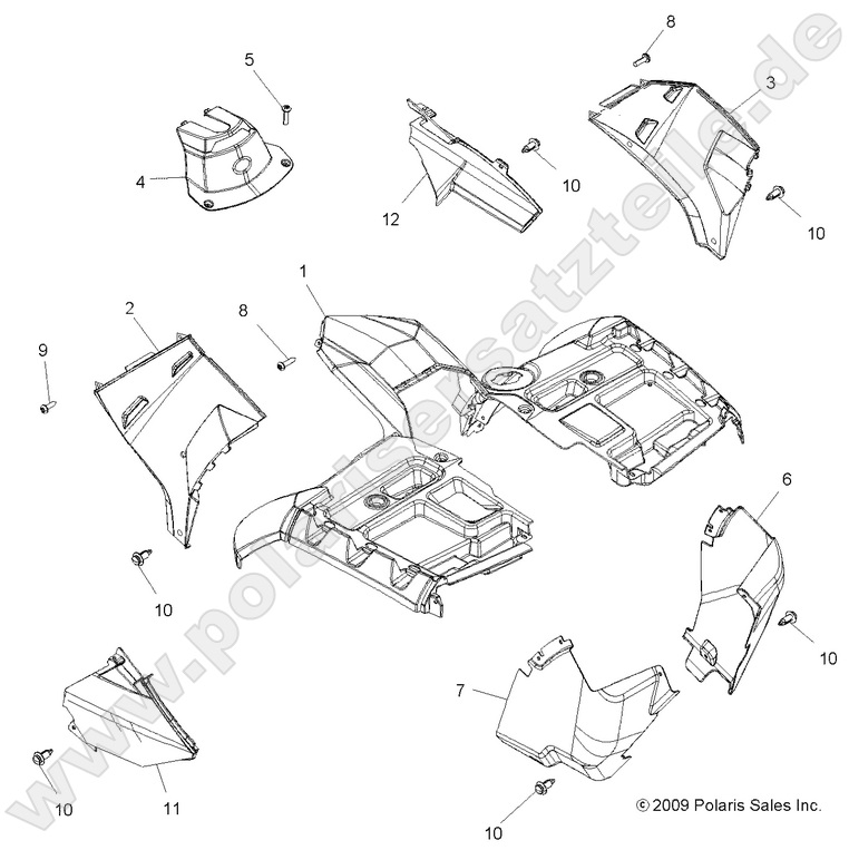 BODY, FRONT CAB BODY, FRONT CAB