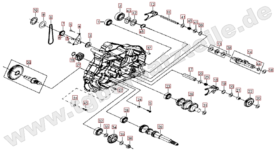 Motorgehäuse links (2)