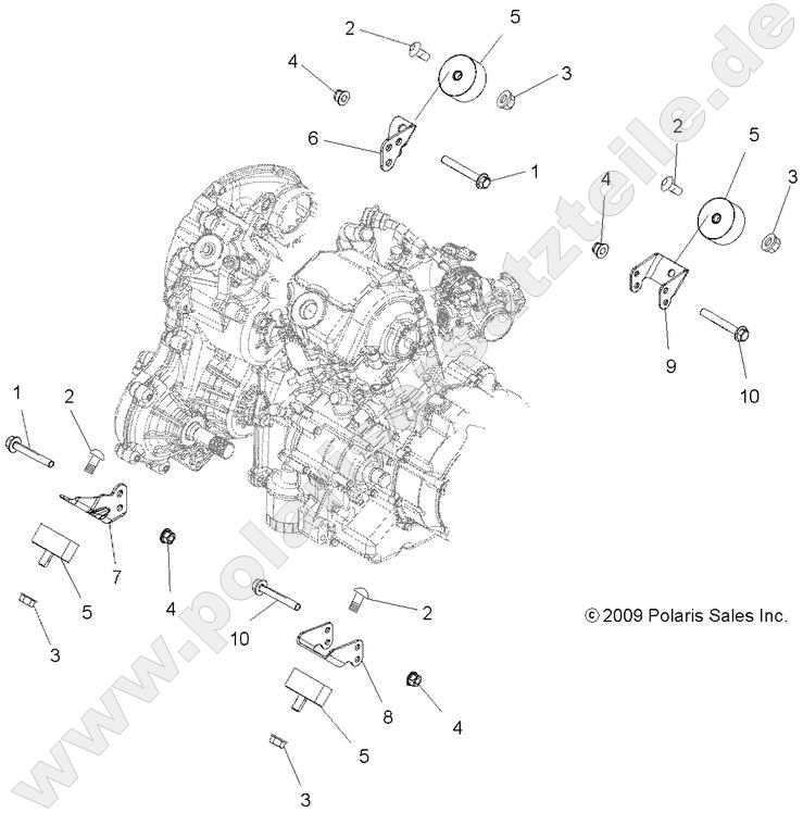 ENGINE, MOUNTING ENGINE, MOUNTING