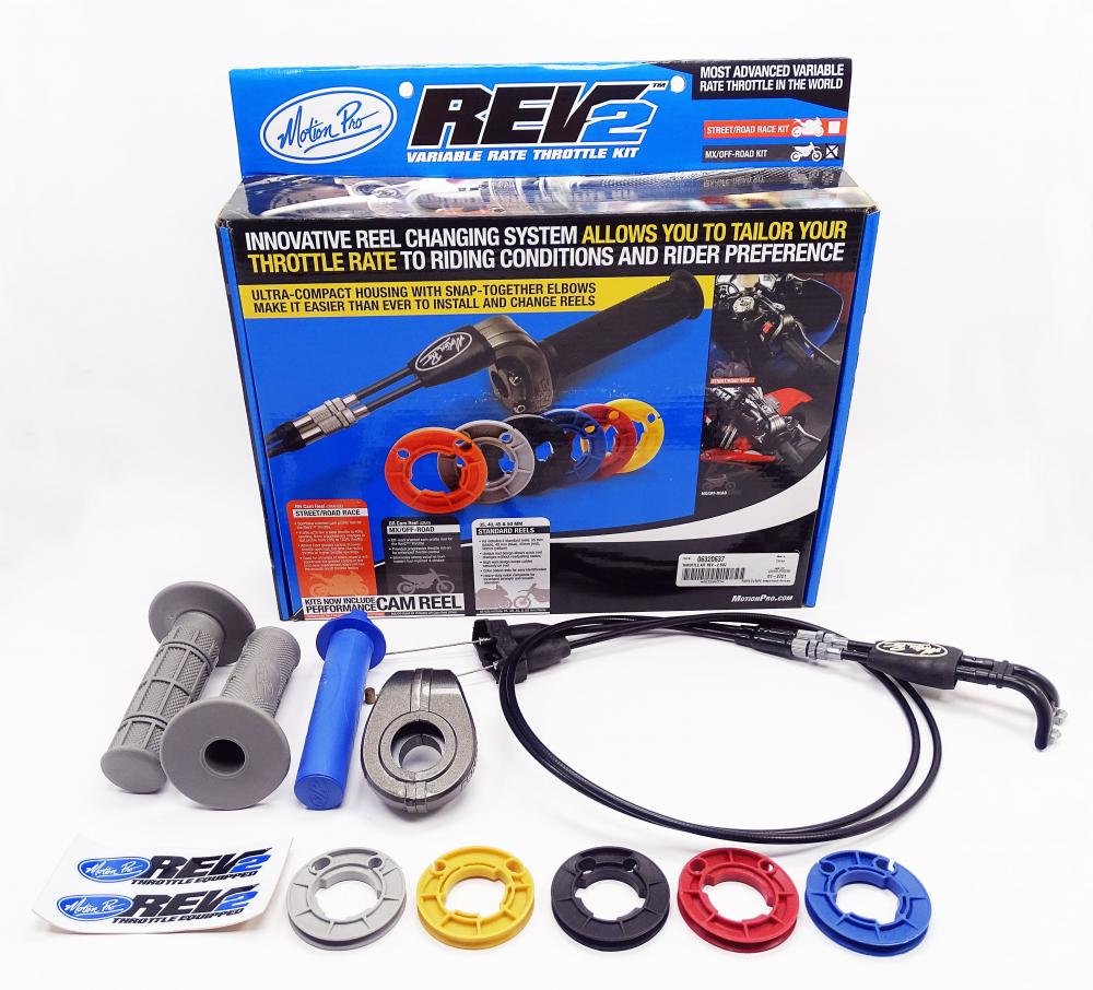 Motion Pro Rev2 MX Racing Kurzhubgasgriff Suzuki RMZ 250 2008-18 / RMZ 450 2008-12