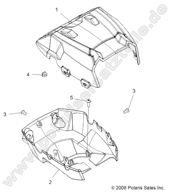 BODY, HEADLIGHT POD BODY, HEADLIGHT POD