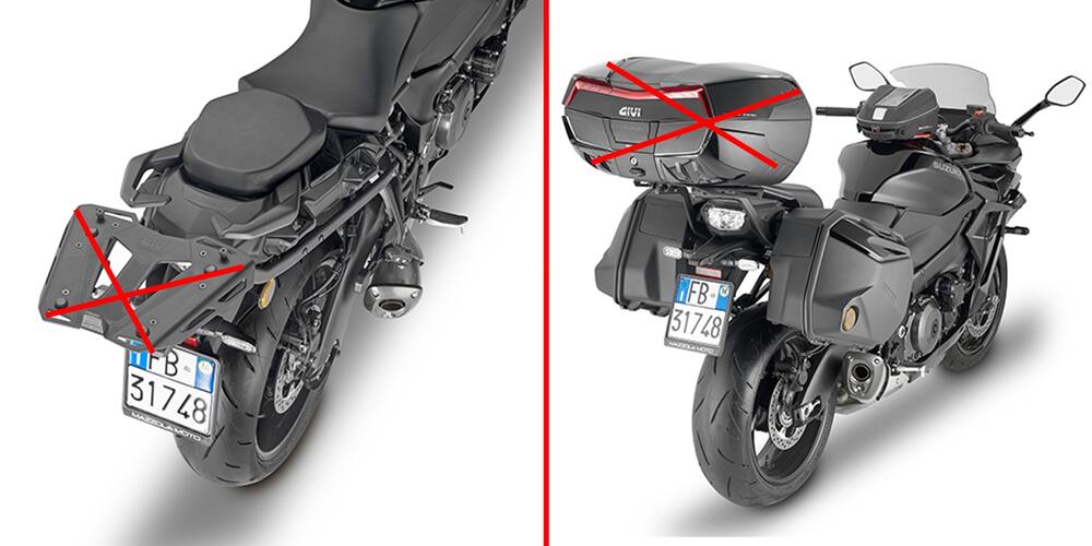 Givi Topcaseträger für Monokey und Monolock Koffer - Suzuki GSX-S 1000 GT 2022-23