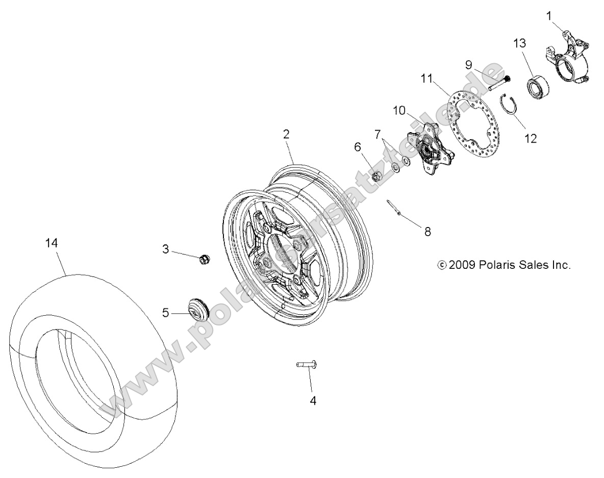 Wheels, Front and Hub Wheels, Front and Hub