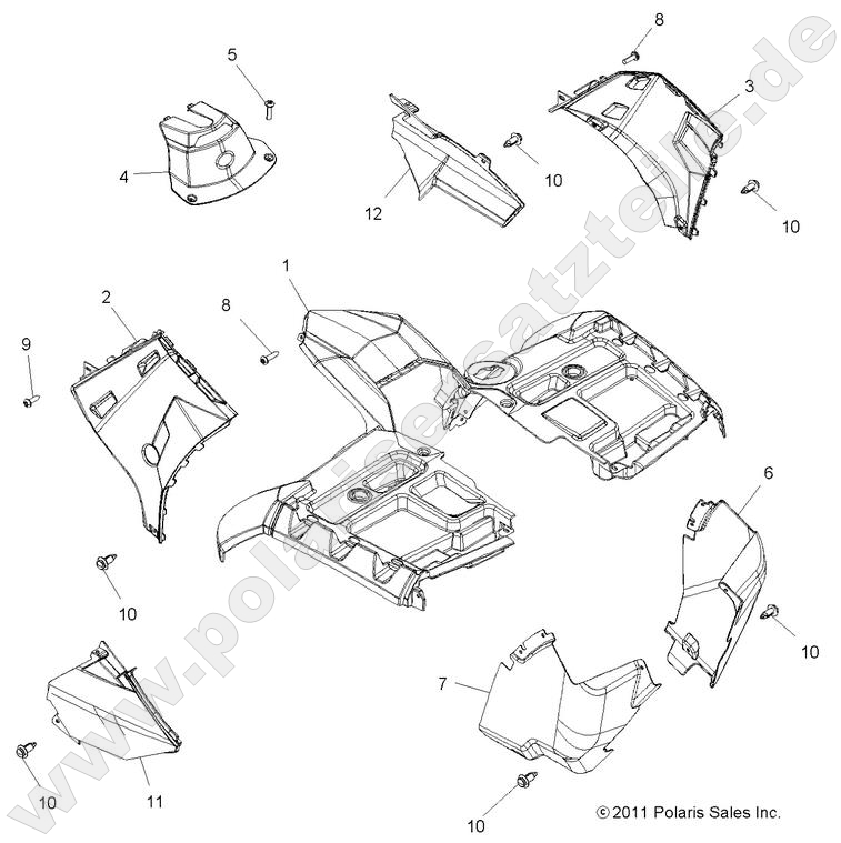 BODY, FRONT CAB - A12TN55FA BODY, FRONT CAB - A12TN55FA