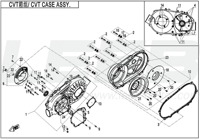 CVT Variomatikdeckel