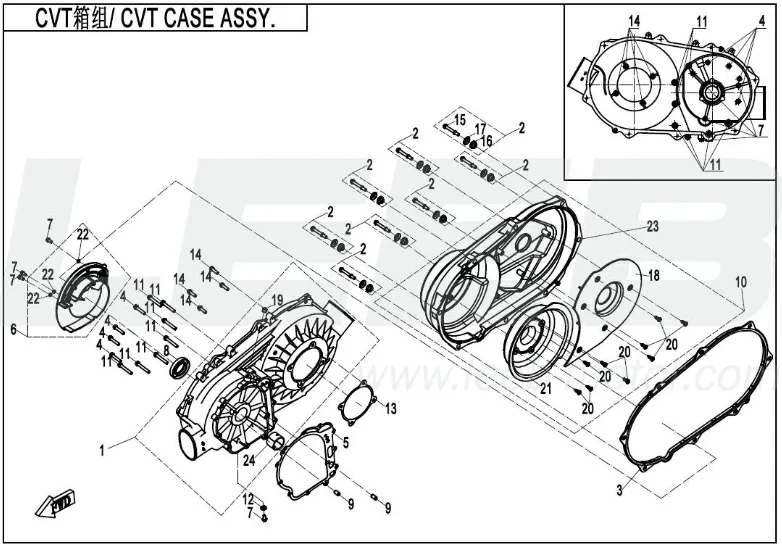 CVT Variomatikdeckel CVT Variomatikdeckel