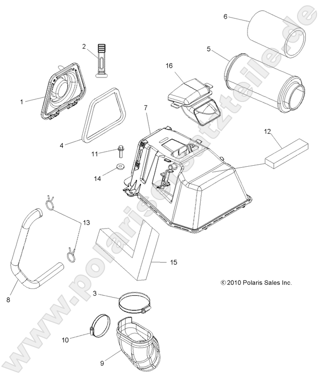 ENGINE, AIR INTAKE (Built 10/23/10 and After) ENGINE, AIR INTAKE (Built 10/23/10 and After)