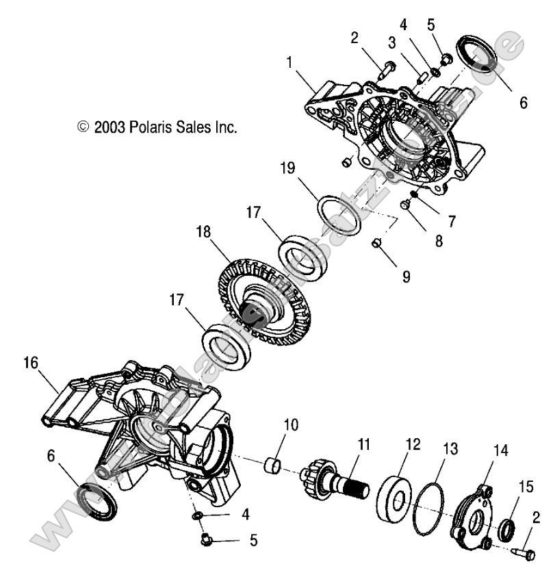 Rear Gearcase Rear Gearcase