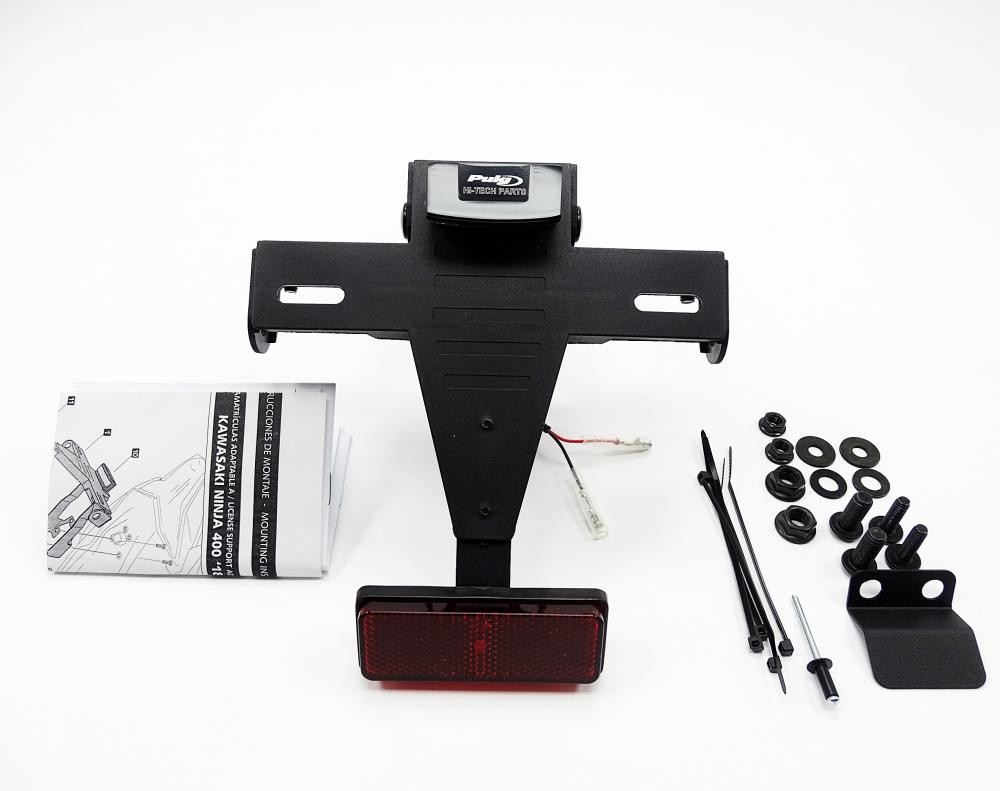 Puig_Kennzeichenhalter__9629N_Kawasaki_Ninja_400_2 Puig Kennzeichenhalter Set Kawasaki Z400 / Ninja 400 2018-