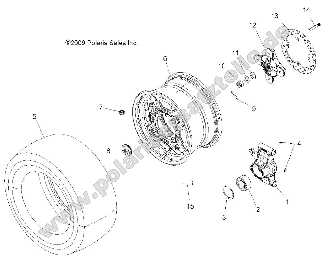 Wheels, Rear and Hub Wheels, Rear and Hub
