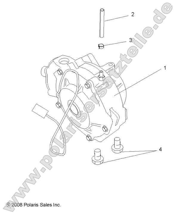 Drive Train, Front Gearcase