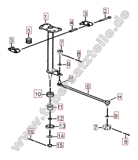Lenksäule - Spurstange Lenksäule - Spurstange