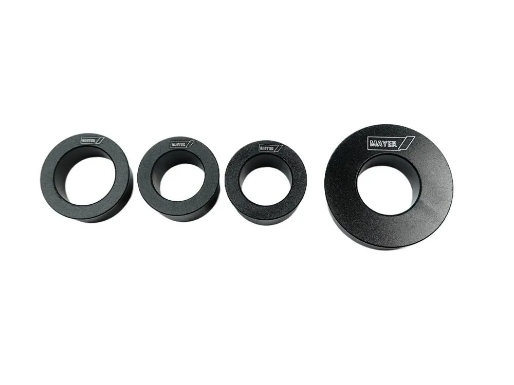 TMP Racing Felgen Distanzbuchsen Set schwarz - Yamaha YZF R7 2022-24