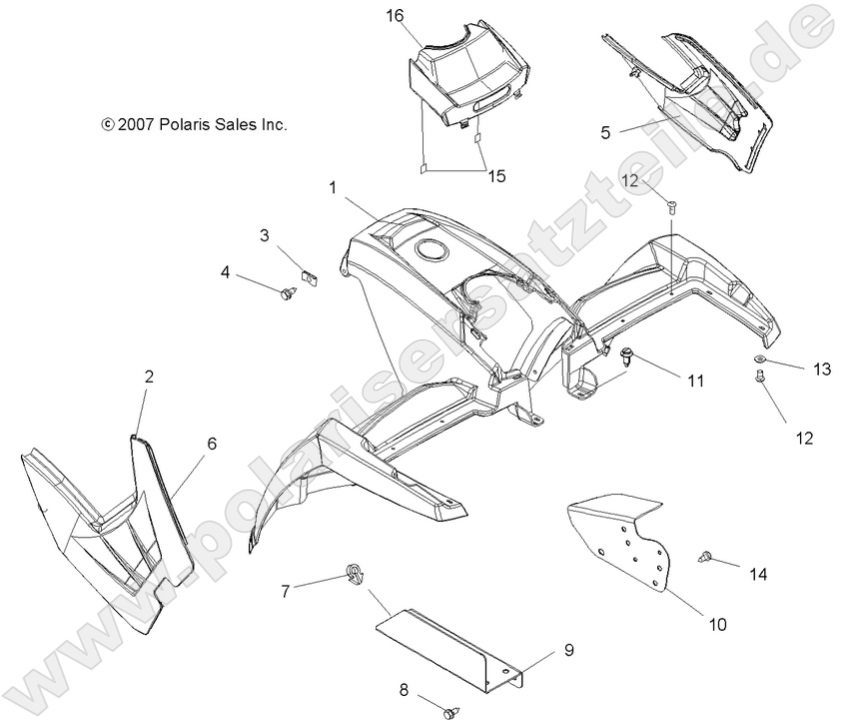 BODY, FRONT CAB BODY, FRONT CAB