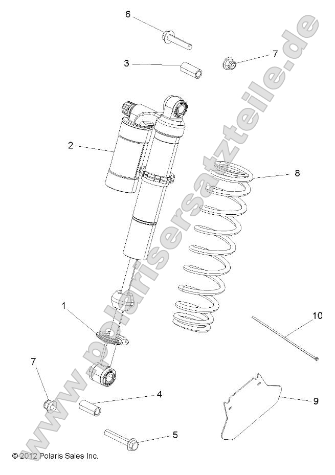 Suspension, Shock, Rear, Mounting Suspension, Shock, Rear, Mounting