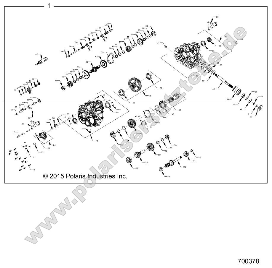 Drive Train, Main Gearcase Internals (700368)