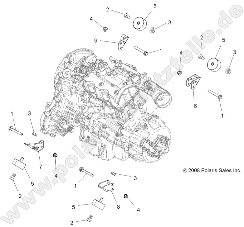 ENGINE, MOUNTING - A09ZX85FS/CFS ENGINE, MOUNTING - A09ZX85FS/CFS