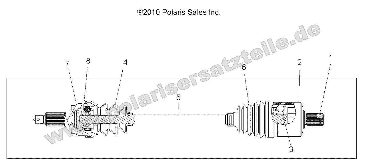 Drive Train, Drive Shaft, Front Drive Train, Drive Shaft, Front