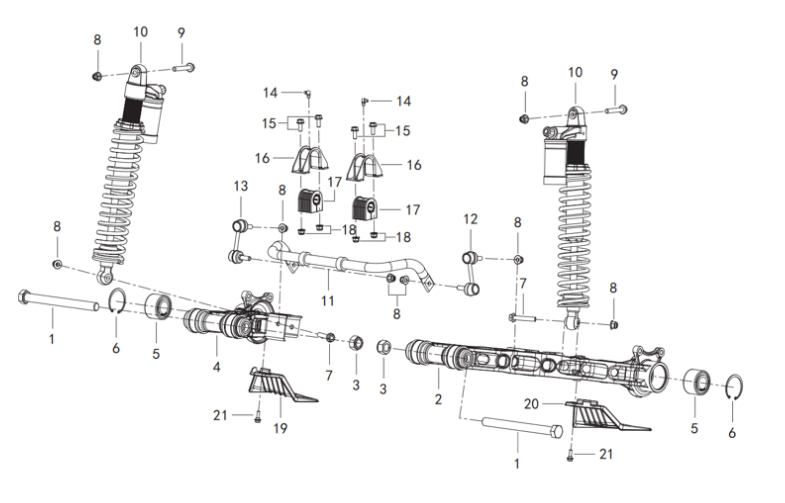 Hinterradaufhängung