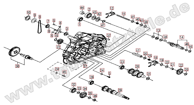 Motorgehäuse links (2) Motorgehäuse links (2)