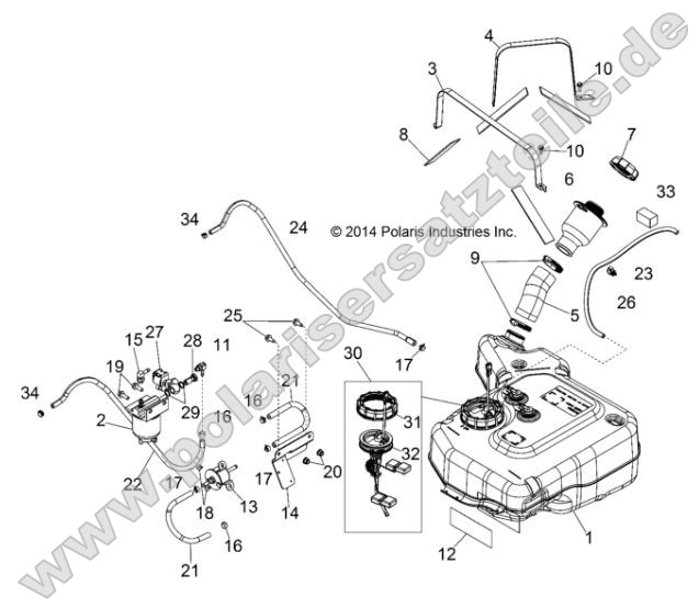 Body, Fuel Tank Asm.