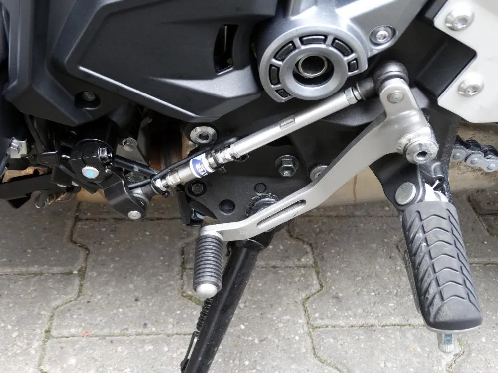 Kawasaki_Z650_Schaltautomat_am_Fahrzeug Racing Schaltautomat / Launch Control Kawasaki Z650 2017-19