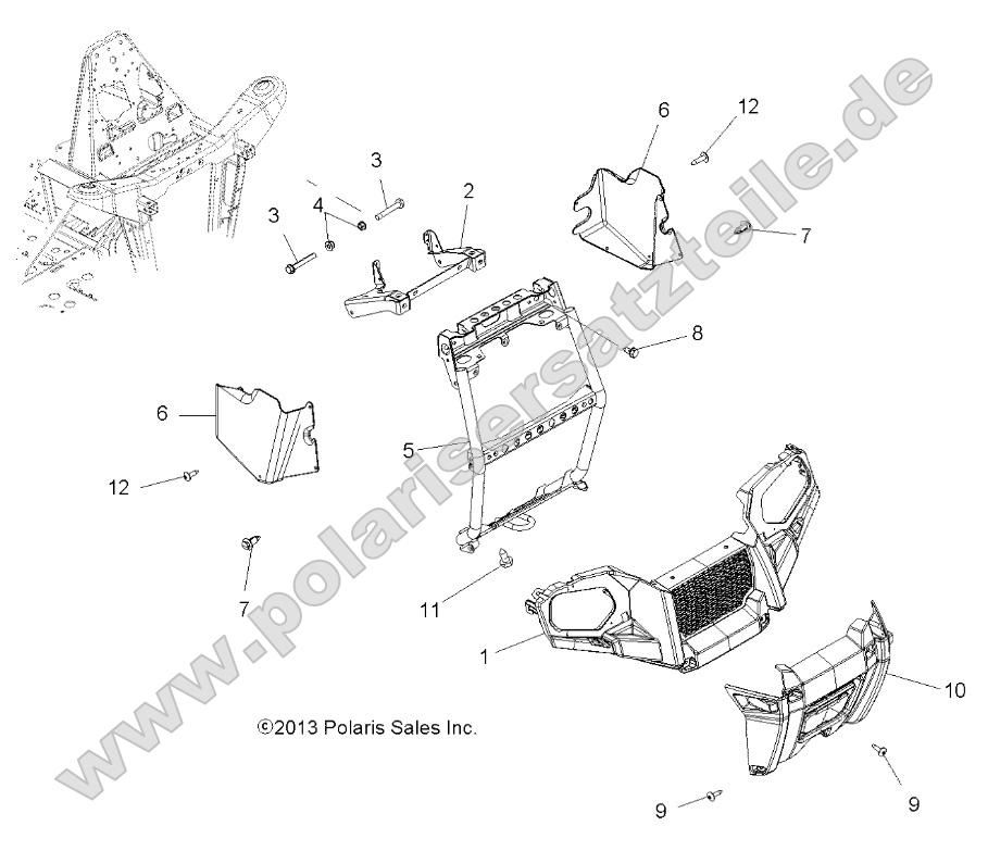 Body, Front Bumper and Mounting