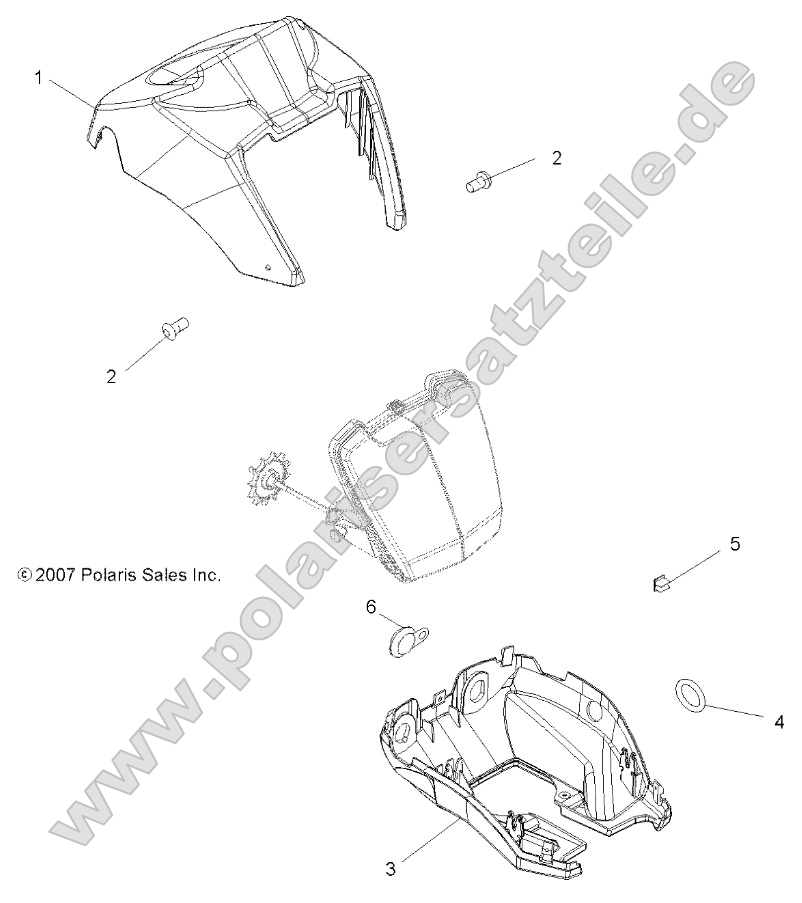 Body, Headlight Pod Body, Headlight Pod