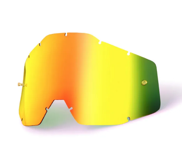100__Gold_Ersatzscheibe_Youth 100% Offroad Brille Youth Ersatzglas gold verspiegelt - für Youth Accuri 1 / Youth Strata 1