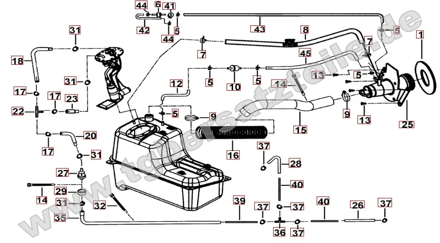 Benzintank - Benzinpumpe Benzintank - Benzinpumpe