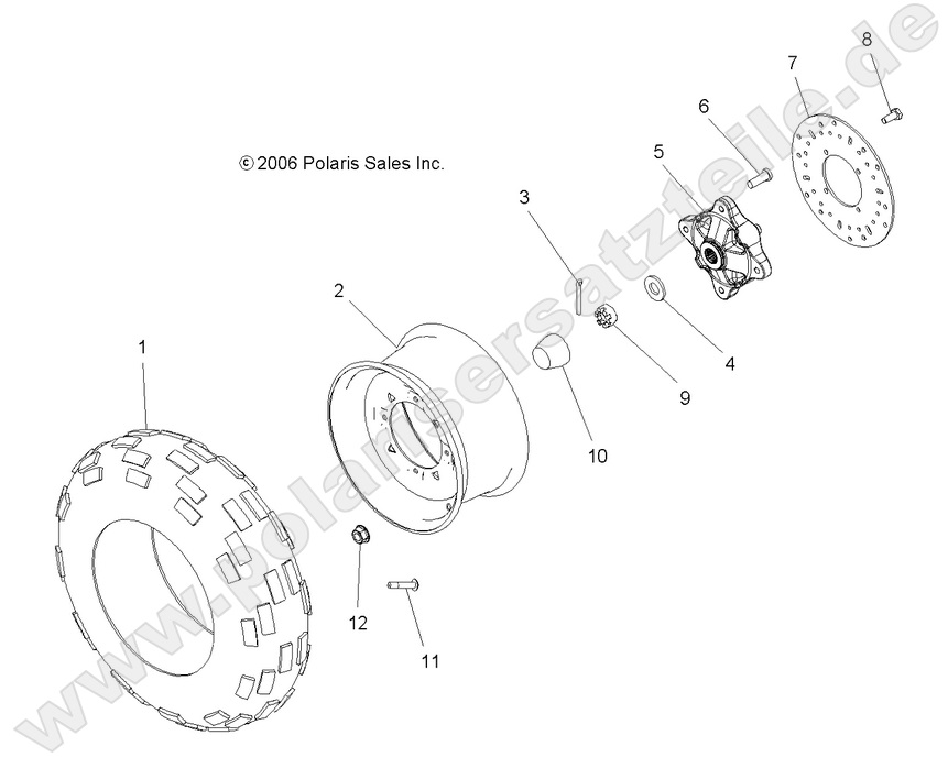 WHEELS, FRONT WHEELS, FRONT