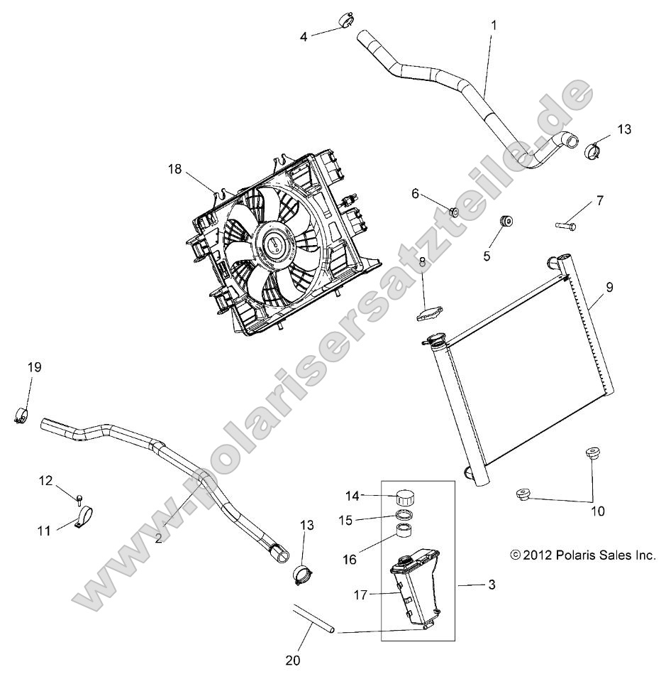 Engine, Cooling System Engine, Cooling System
