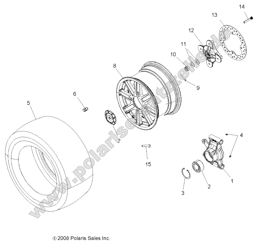 Wheels, Rear and Hub