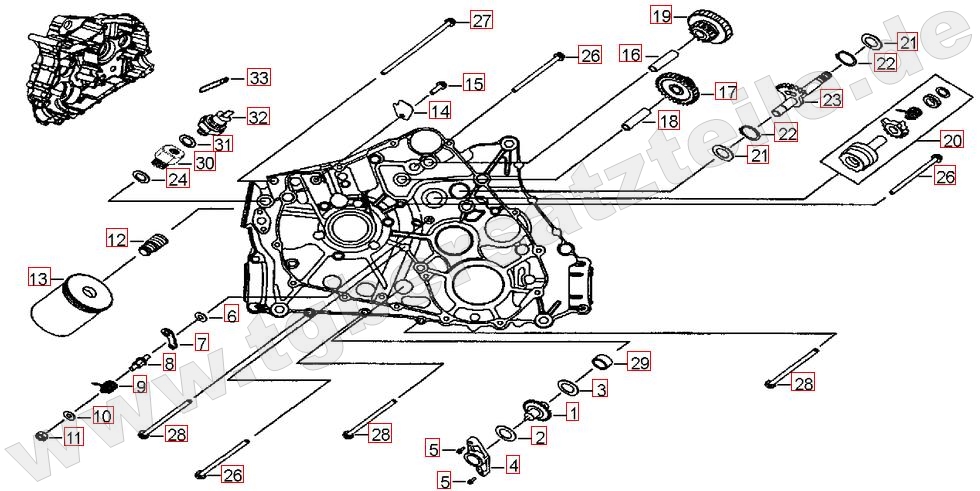 Motorgehäuse links (1)