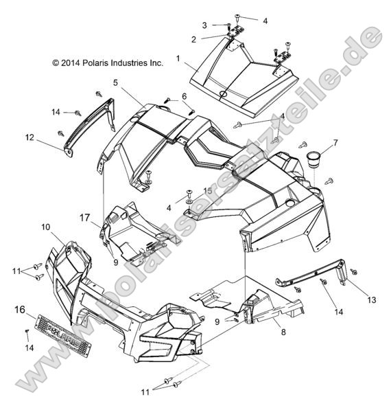 Body, Hood and Front Fascia