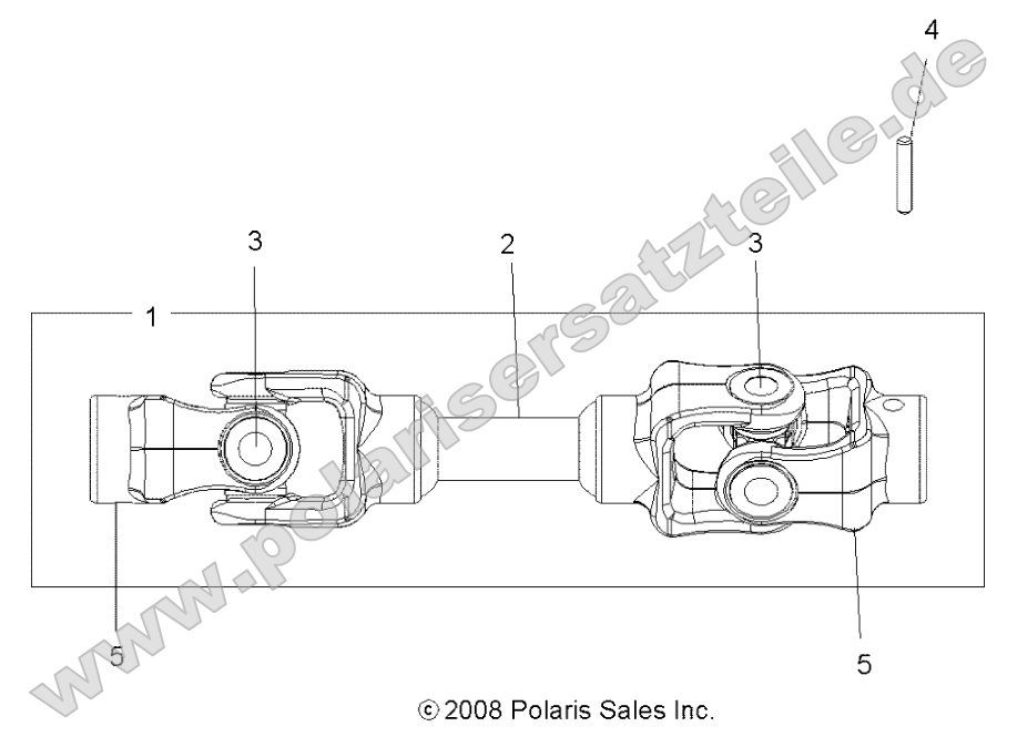 Drive Train, Mid Prop Shaft Drive Train, Mid Prop Shaft