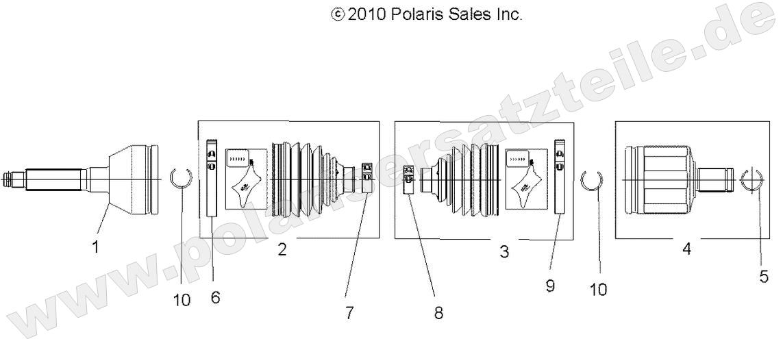 DRIVE TRAIN, FRONT DRIVE SHAFT