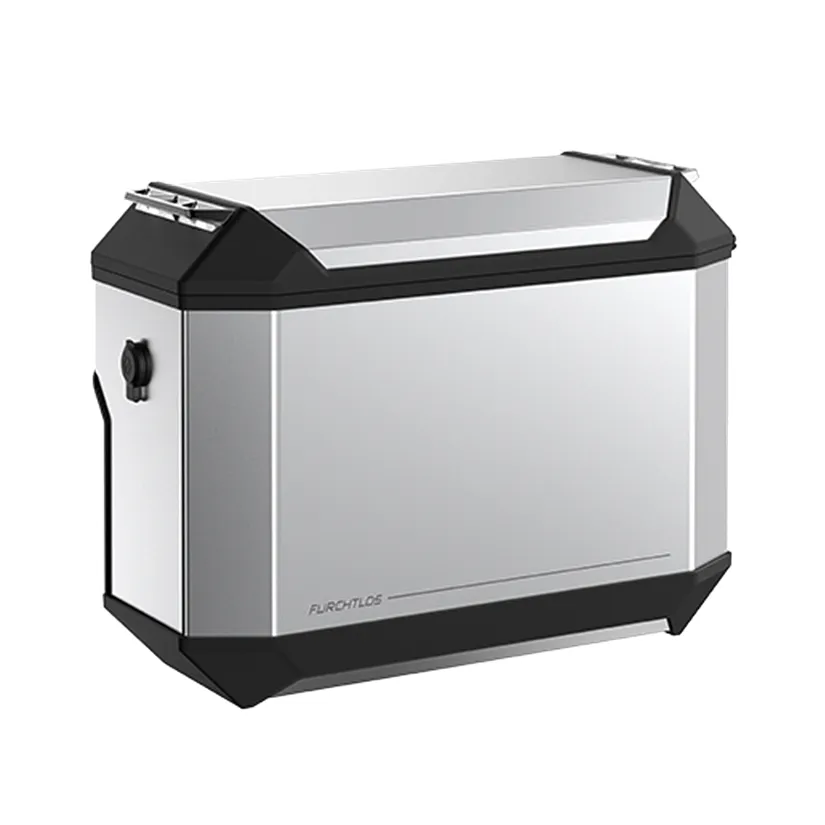 Furchtlos_RANGER_OFFSET_Alu_Seitenkoffer_rechts_mit_Versatz___31_Liter___Aero_Aluminium Furchtlos RANGER OFFSET Alu Seitenkoffer rechts mit Versatz - 31 Liter - Aero Aluminium