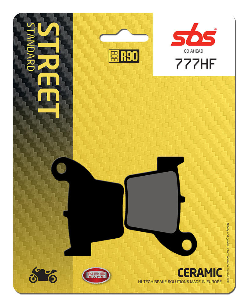 SBS_777_HF SBS Bremsbeläge HF Street Ceramic ABE - 777HF