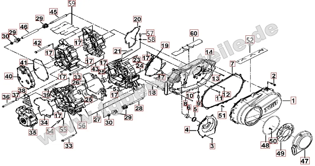 Motorgehäuse Motorgehäuse