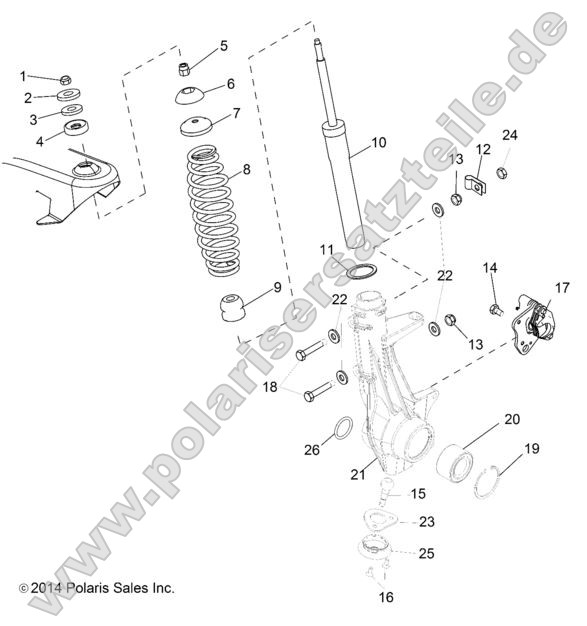 Suspension, Front Strut Suspension, Front Strut