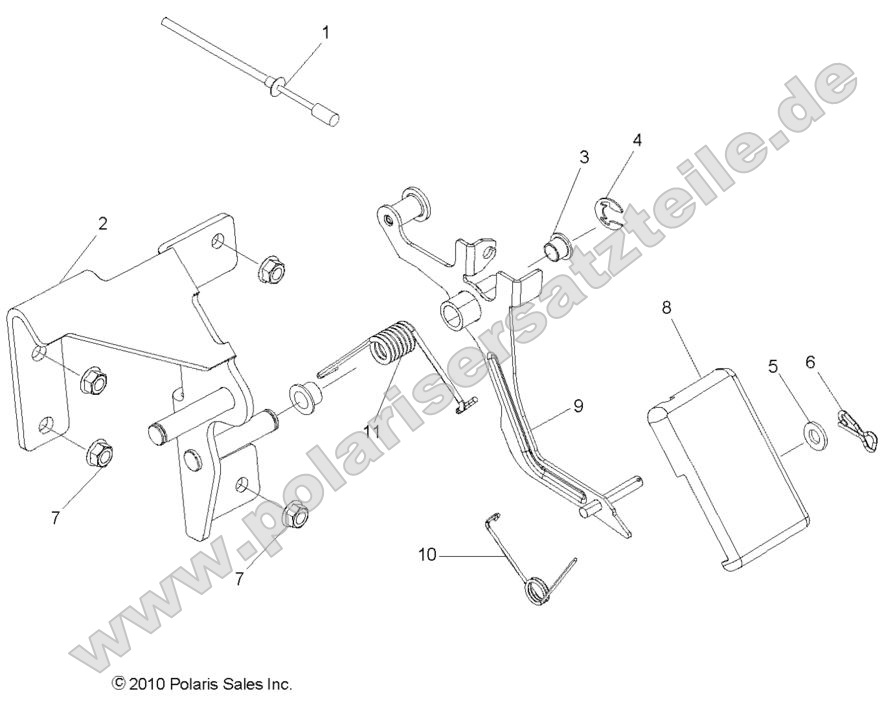ENGINE, THROTTLE PEDAL