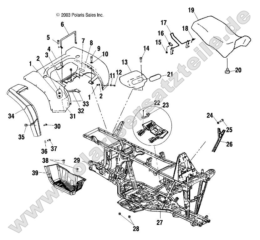 Rear Cab/Seat/Main Frame