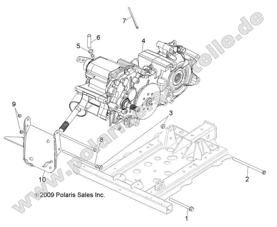 Drive Train, Main Gearcase Mounting