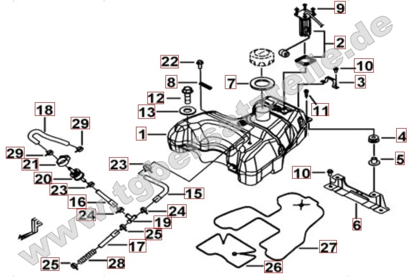 Kraftstofftank Kraftstofftank